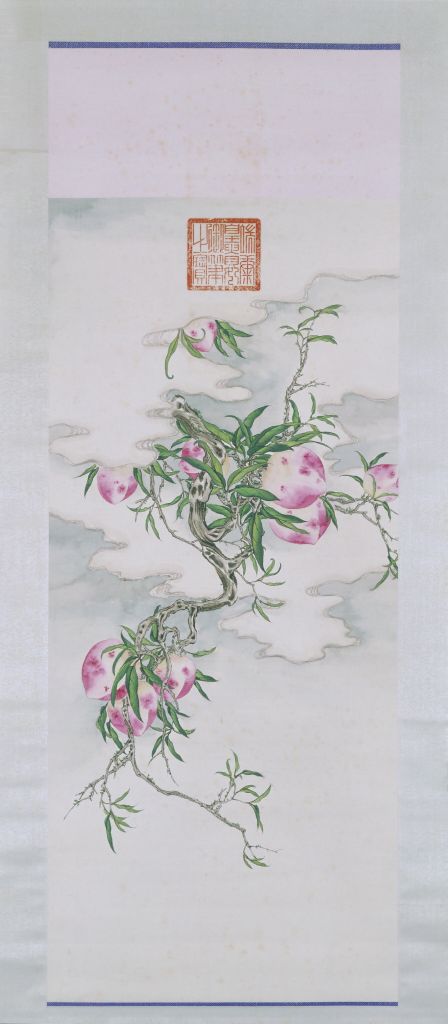 图片[1]-Jinfei Cloud Nine Peaches Axis-China Archive